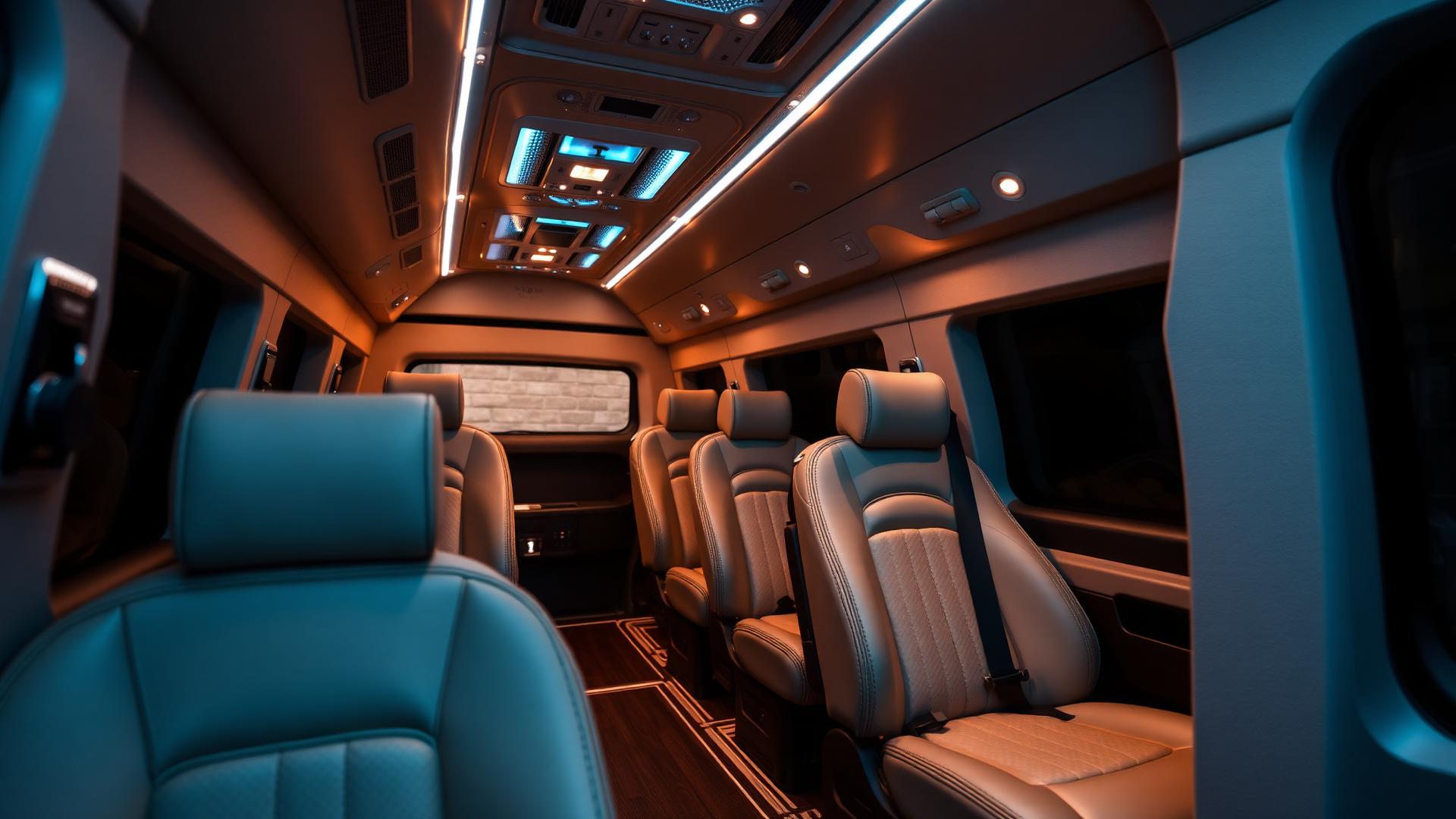 Luxury van interior